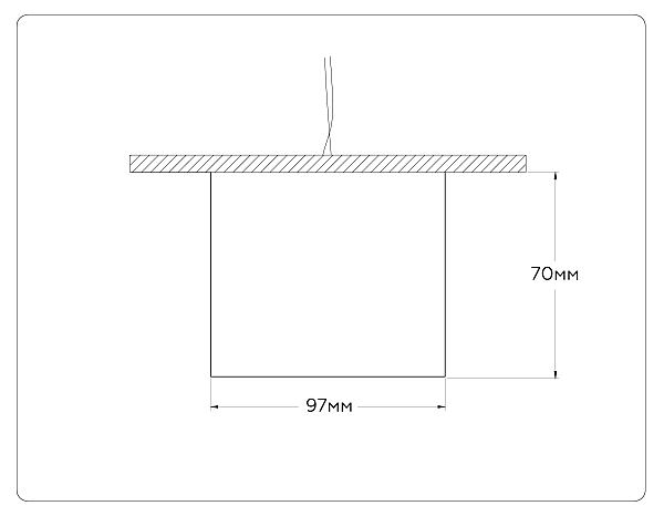 Накладной светильник GX Standard tech TN52887