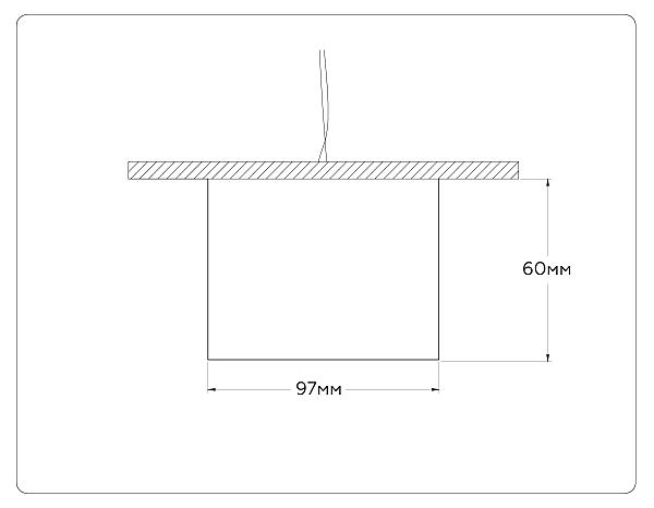 Накладной светильник GX Standard tech TN52894