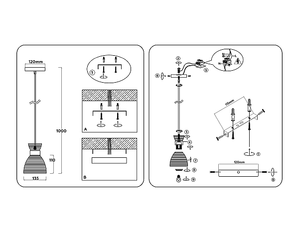 Светильник подвесной Loft TR3401