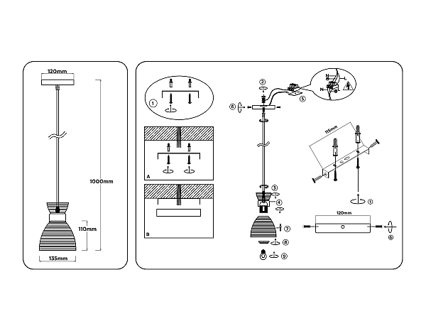 Светильник подвесной Loft TR3406