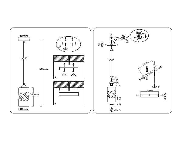 Светильник подвесной Loft TR3411