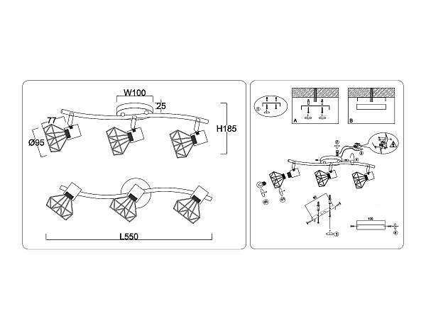 Светильник спот Loft TR8657