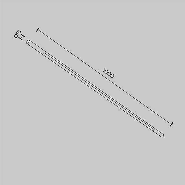 Трековый светильник Basis C100CL-L1000-24W3-6K-BS