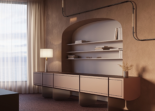 Трековый светильник Points C101CL-L1000-24W3-6K-B