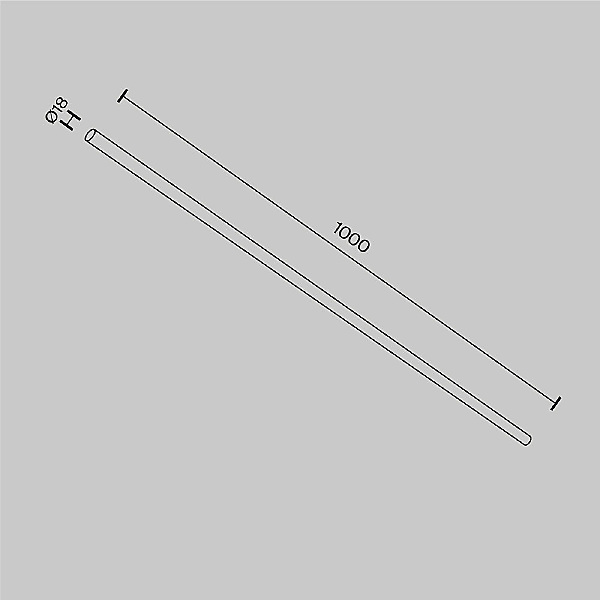 Монтажный элемент Accessories for system Axity CA001-L1000-B