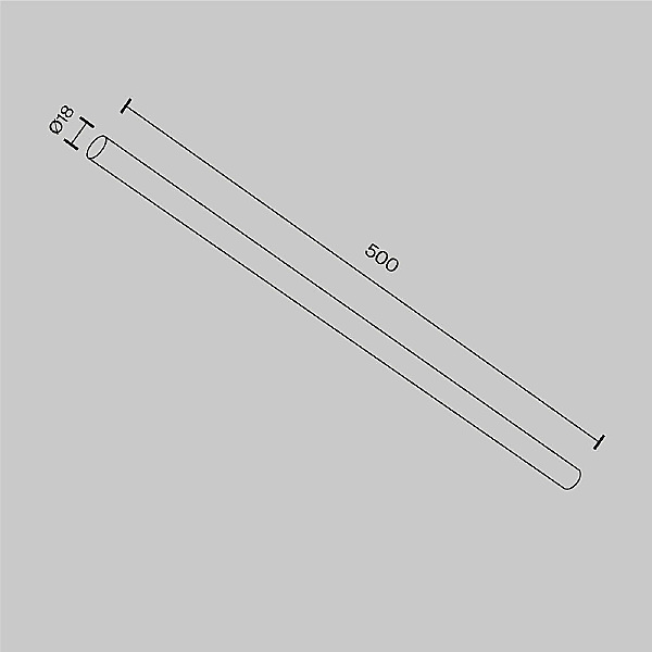 Монтажный элемент Accessories for system Axity CA001-L500-B