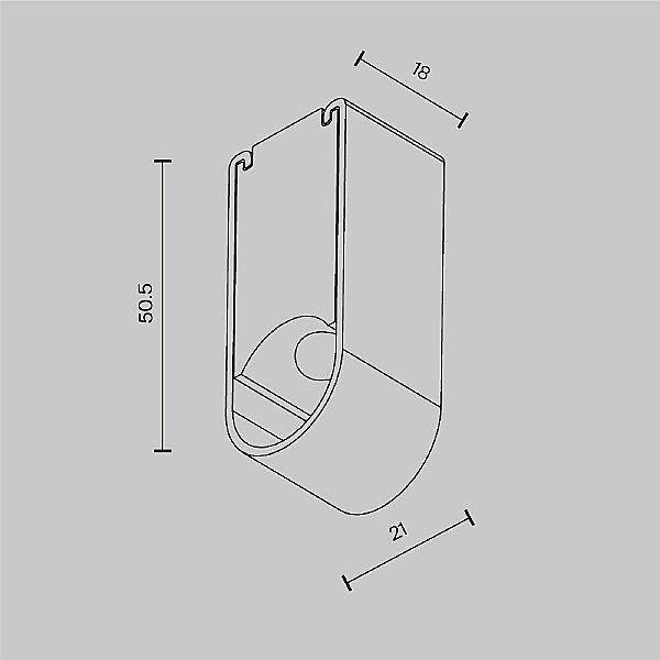 Монтажный элемент Accessories for system Axity CA010SM-B