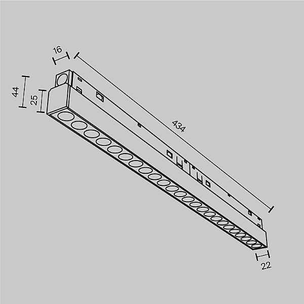 Трековый светильник Points TR031-4-24WTW-DD2-B
