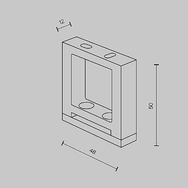Монтажный элемент Accessories for system Parity TRA130BS-B-1