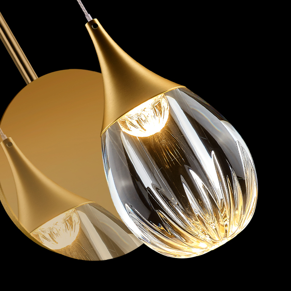 Настенное бра Stilla MB24001004-1A gold/clear