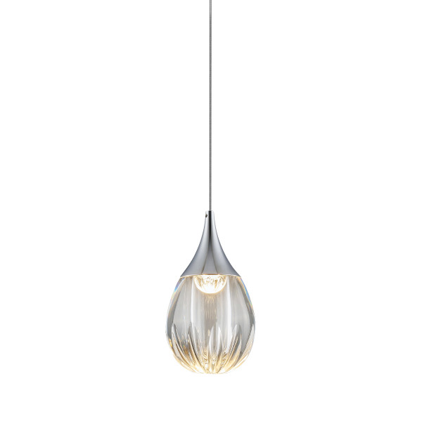 Светильник подвесной Stilla MD24001004-1A chrome/clear