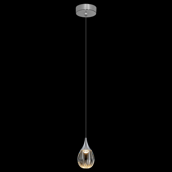 Светильник подвесной Stilla MD24001004-1A chrome/clear