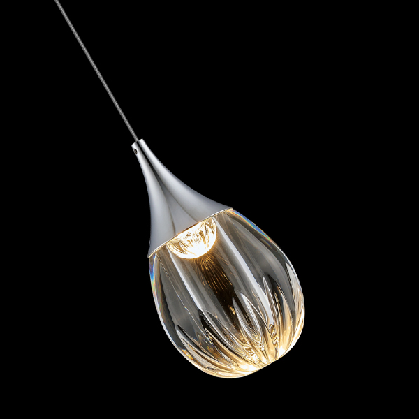 Светильник подвесной Stilla MD24001004-1A chrome/clear