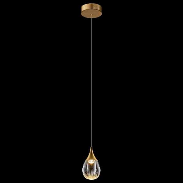 Светильник подвесной Stilla MD24001004-1A gold/clear