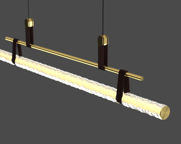 Светильник подвесной 8501P 8501P/L brass/clear