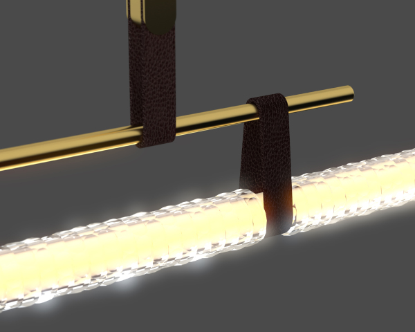 Светильник подвесной 8501P 8501P/L brass/clear