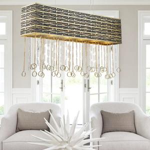 Подвесная люстра PERSO PERSO 4930.6 gold&amp;black