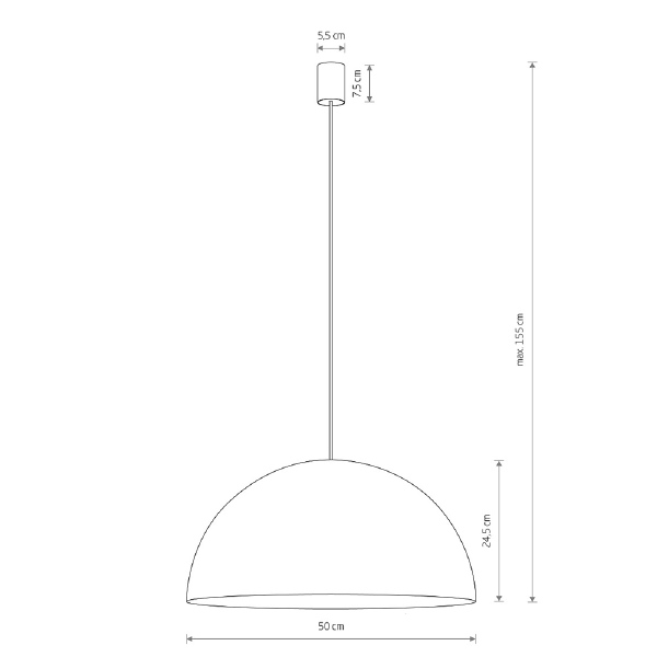 Светильник подвесной Hemisphere Super L 10696