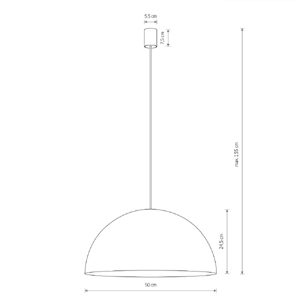 Светильник подвесной Hemisphere Super L 10697