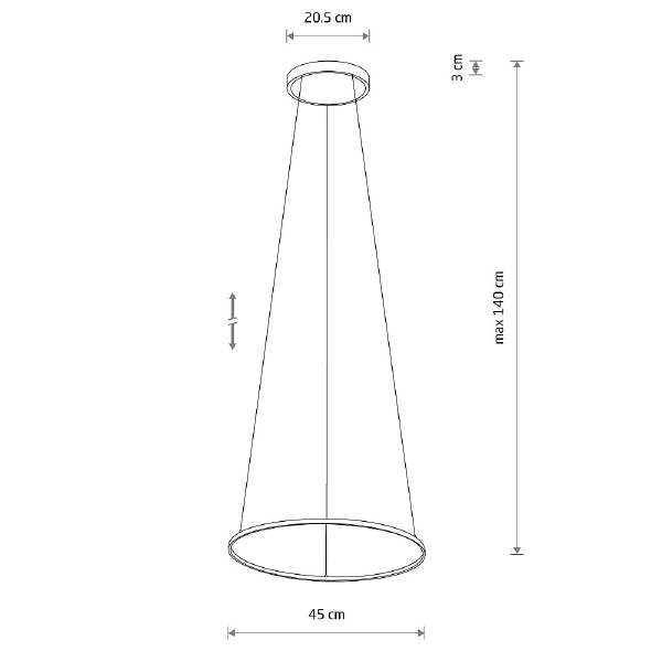 Подвесная люстра Circolo Led S 10863
