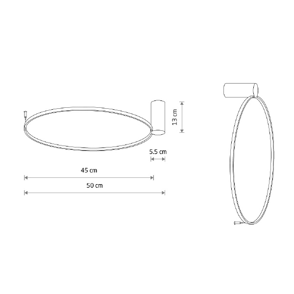 Настенный светильник Circolo Led S 10930
