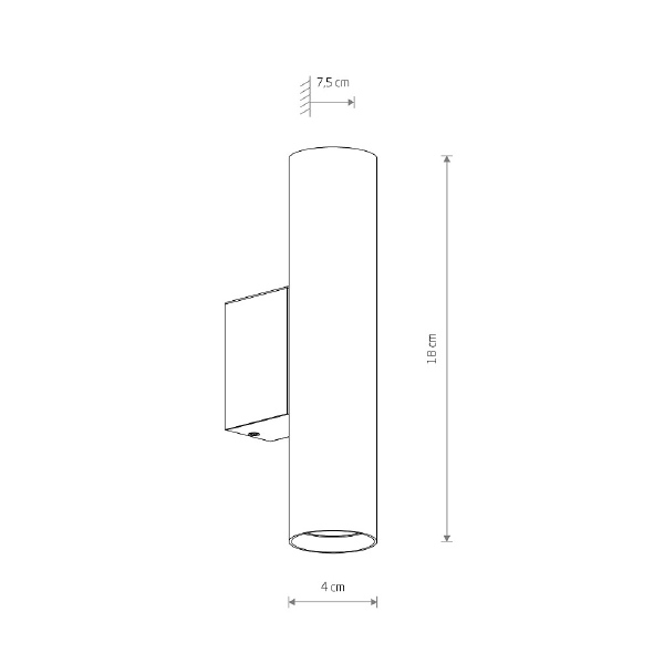 Настенный светильник Fourty Wall M 10890