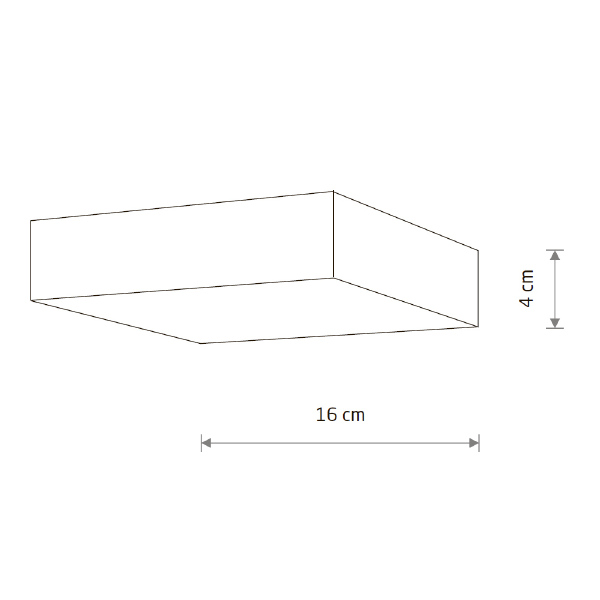 Светильник потолочный Square Led 10434