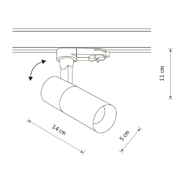 Трековый светильник Ctls Tinos Led 10396