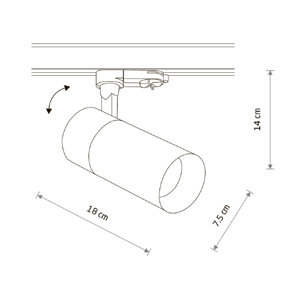 Трековый светильник Ctls Tinos Led 10401