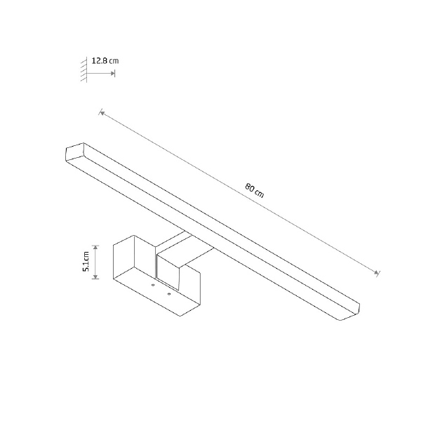 Подсветка зеркал и полок Cezanne Led L 10678