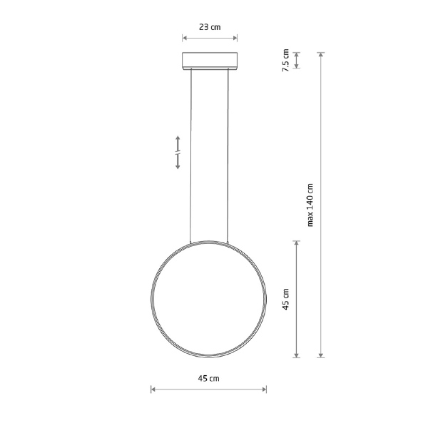 Светильник подвесной Circolo Led S 10810