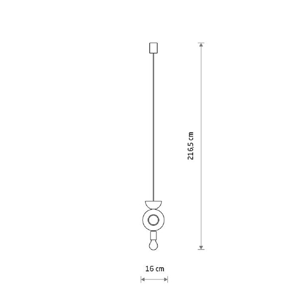 Светильник подвесной Drops Wood D 11176
