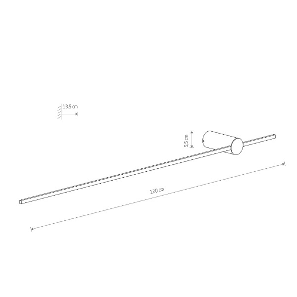 Настенный светильник Saber Led Silk Olive L 11382