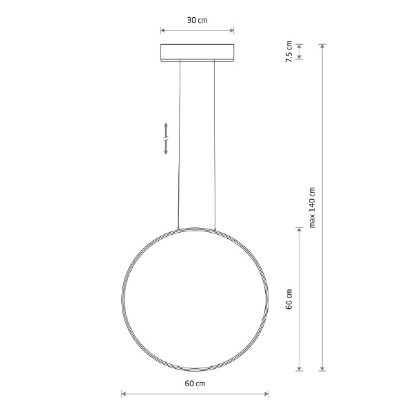 Светильник подвесной Circolo Led M 11401