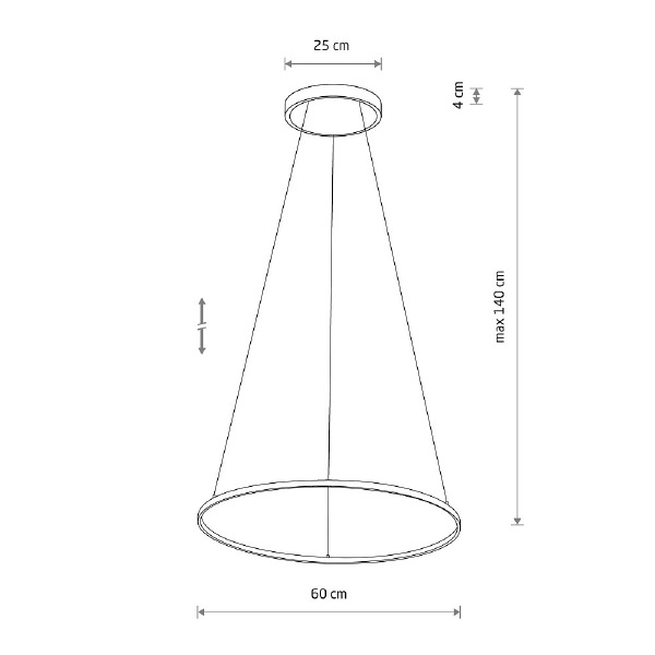 Подвесная люстра Circolo Led M 11403