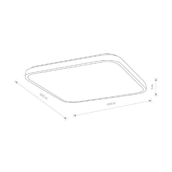 Светильник потолочный Agnes Square Led Pro 10987