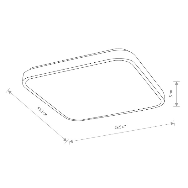 Светильник потолочный Agnes Square Led Pro 10991