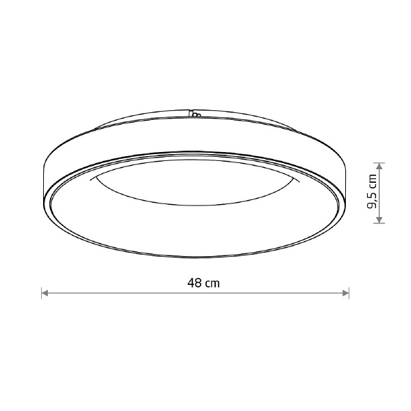 Светильник потолочный Nikki Round Led 11204