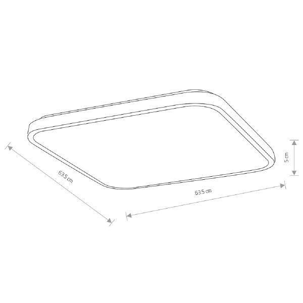 Светильник потолочный Agnes Square Led Pro 10988