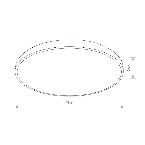 Светильник потолочный Agnes Round Led Pro 10973