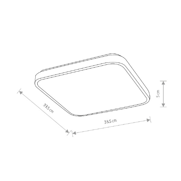 Светильник потолочный Agnes Square Led Pro 10989