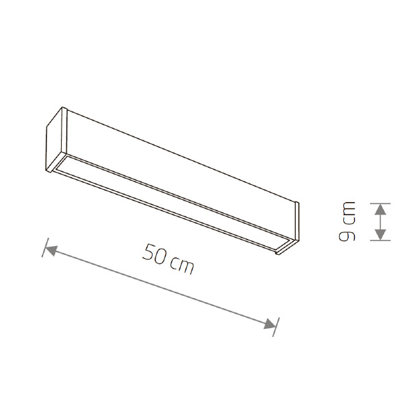 Уличный потолочный светильник Outline Led S 11360