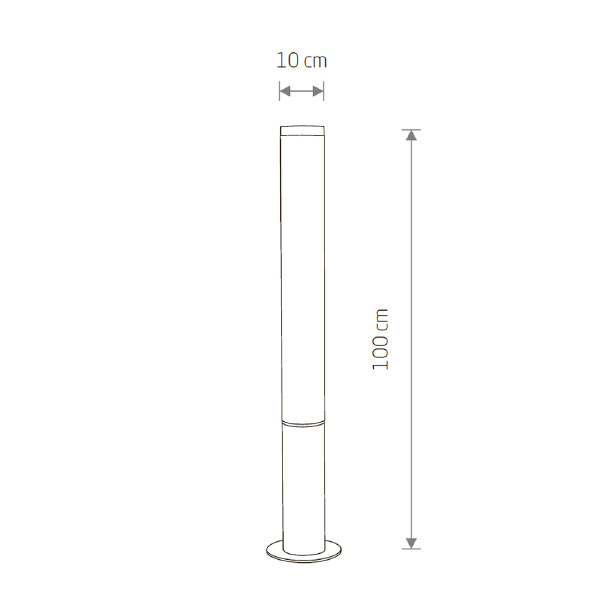 Уличный наземный светильник Mia Led M 11374