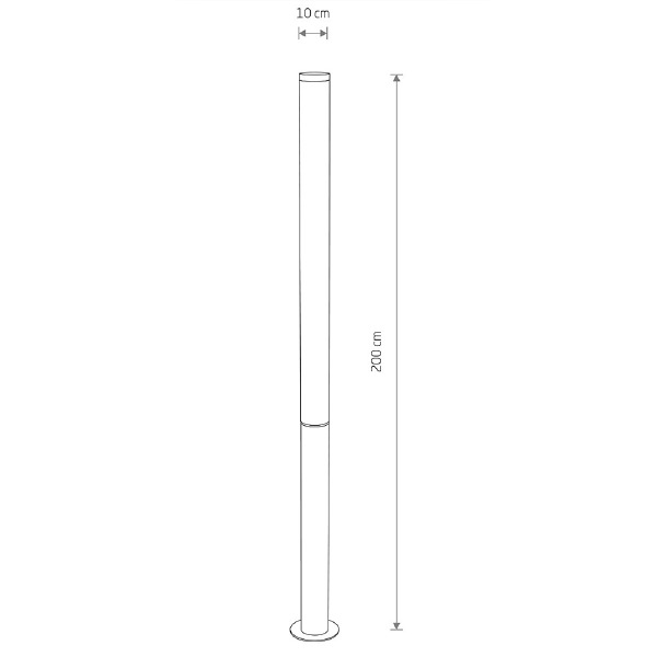 Уличный наземный светильник Mia Led L 11375