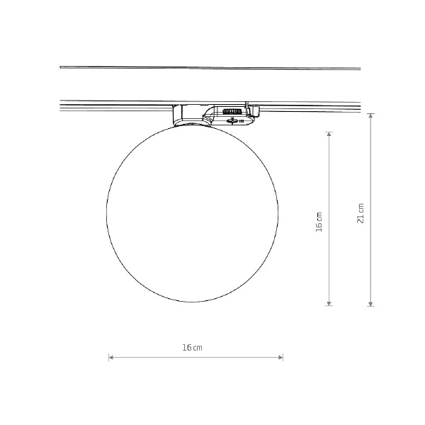 Трековый светильник Ctls Snowball 11296
