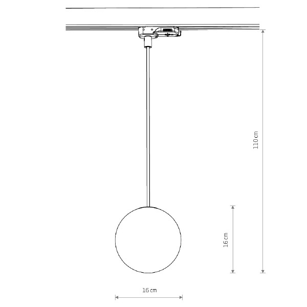 Трековый светильник Ctls Snowball 11295
