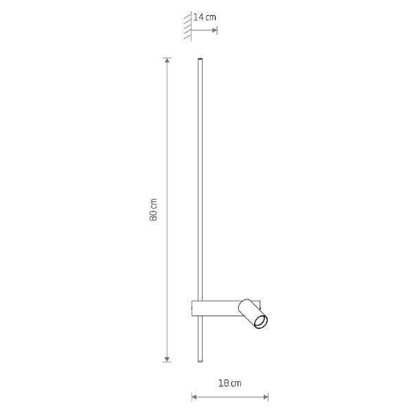 Настенный светильник Easy Led Left 11578