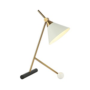 Настольная лампа G32148 G32148/1T BRS+BK+WT WT