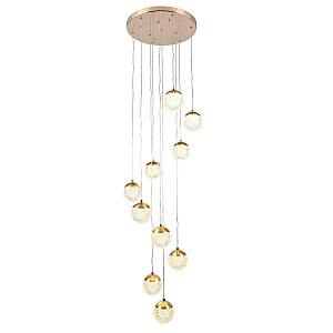 Люстра каскадная G52108 G52108/10GD CL