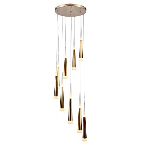 Люстра каскадная G52110 G52110/9GD GD+WT